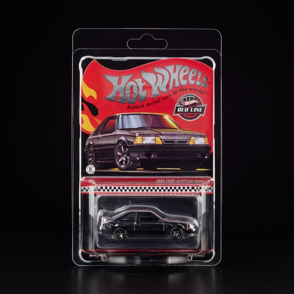 Hot Wheels Mattel RLC Exclusive 1993 Ford Mustang Cobra R - Black (JCP24) NEW